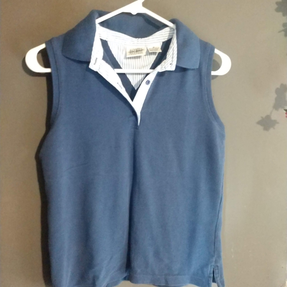 Jason Maxwell Sleeveless Polo Shirt